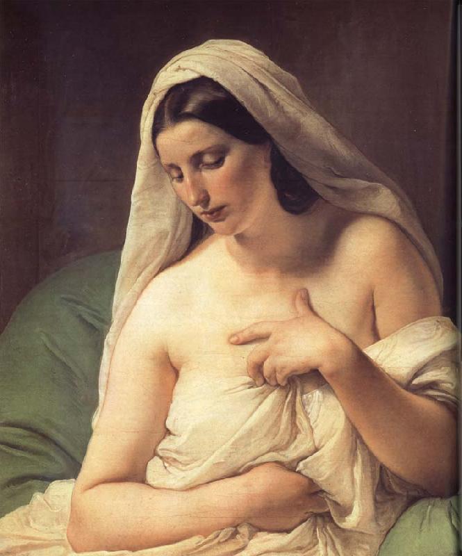 Francesco Hayez Odalisque oil painting image